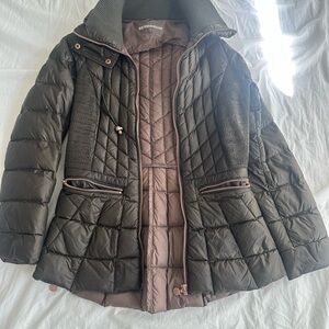 Bernardo Quilted Puffer Jacket - Dark Olive